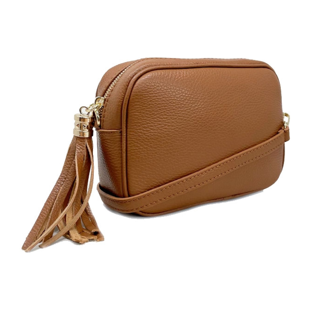 Chicca Borse Tracollina Clutch  Cuoio Scuro