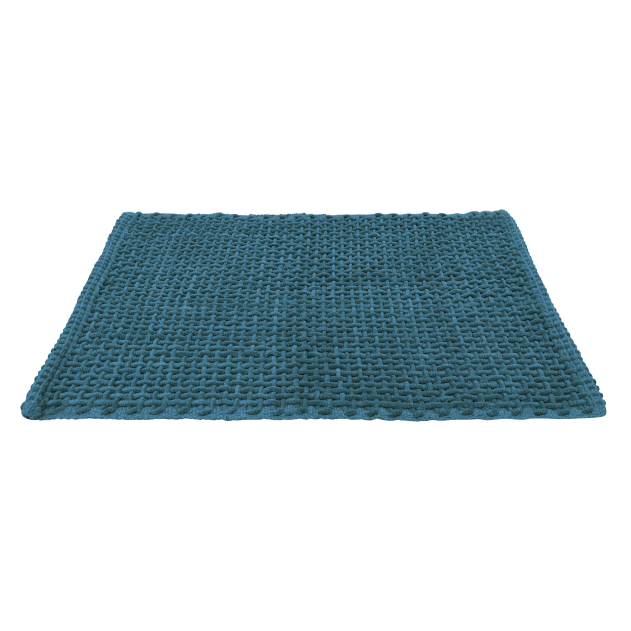 Tappeto Bagno Doccia Antiscivolo Super Assorbente Modello Osaka Petrolio