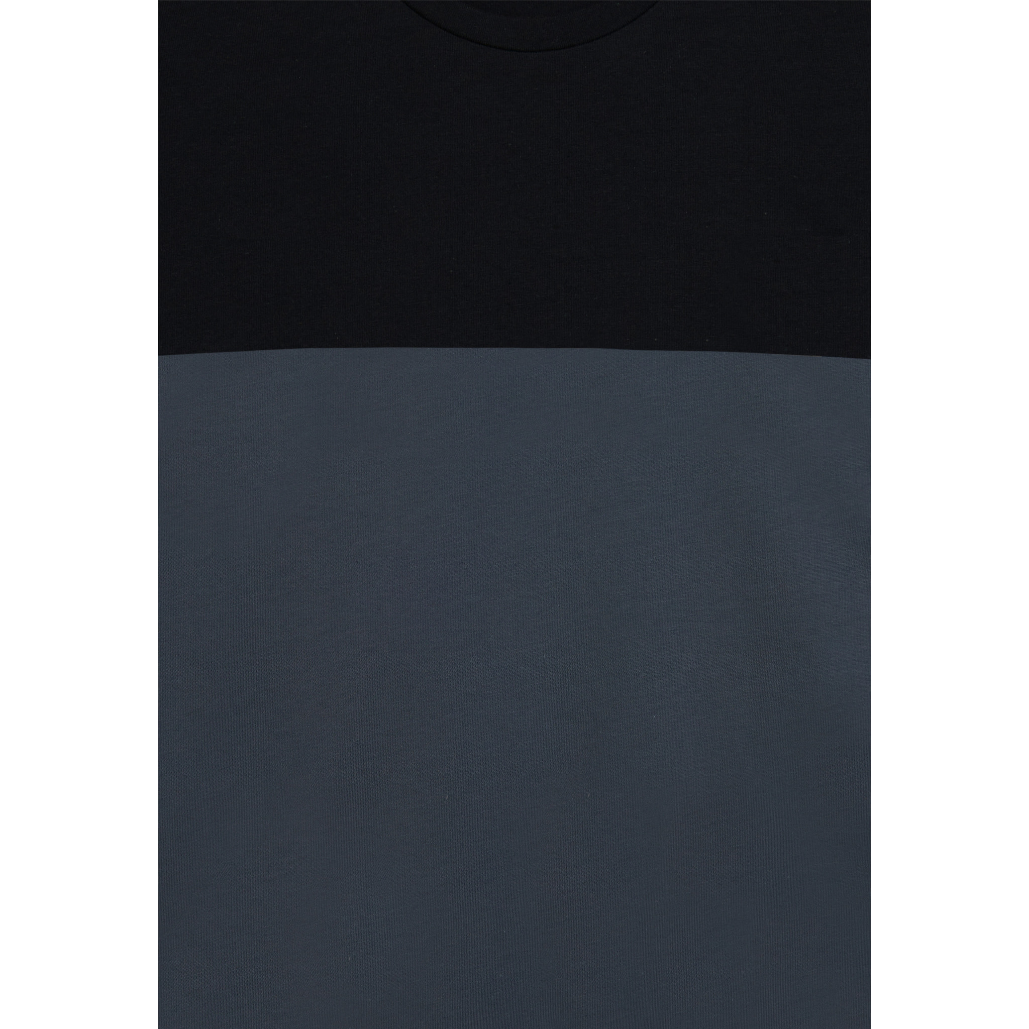 T-shirt colour block con stampa sulla spalla