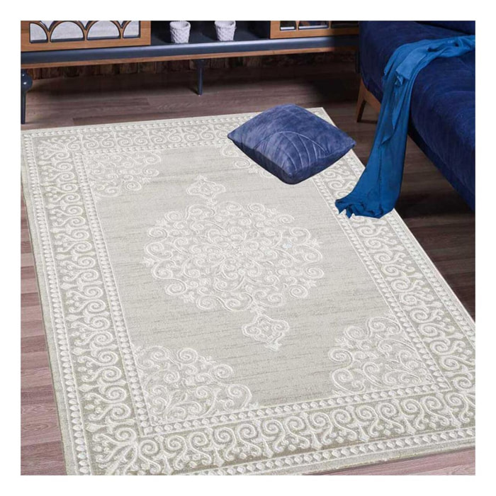 Tapis oriental tissé motif ancestral ROHA