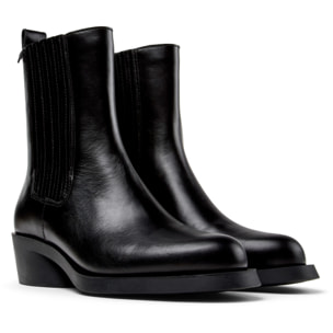 Botines - CAMPER Bonnie - Negro - Cuero liso