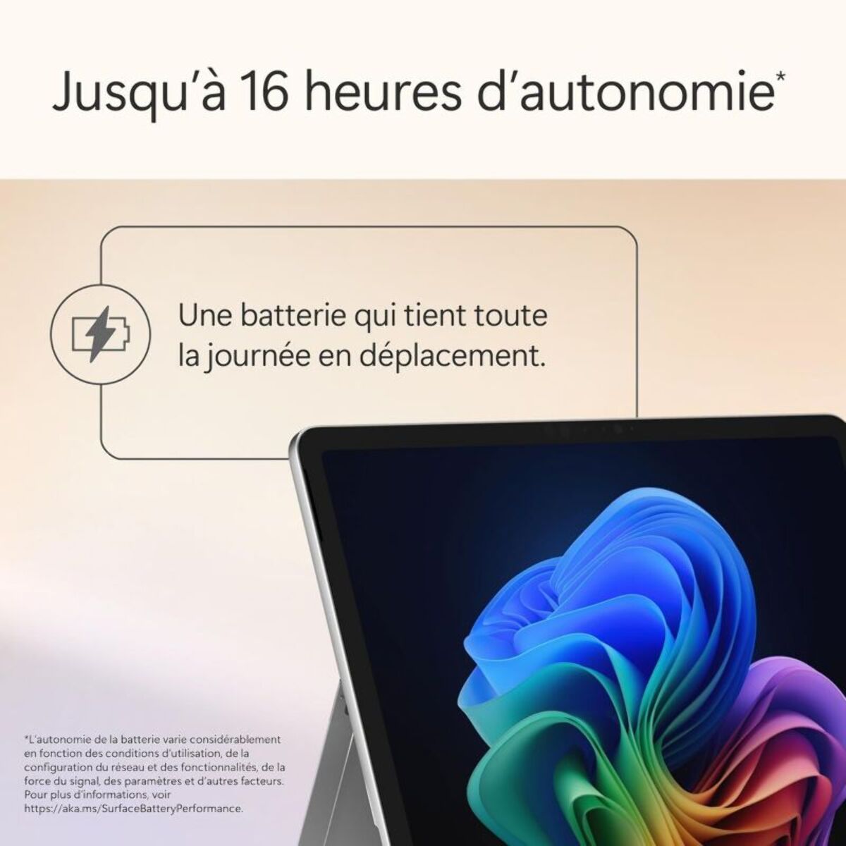 PC Hybride MICROSOFT Surface Pro 12e  édition 12" Tactile Snapdragon X plus 16 Go RAM LPDDR5x SSD 512 Go Copilot+PC