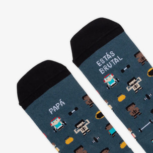 Calcetines "Papá estás brutal"
