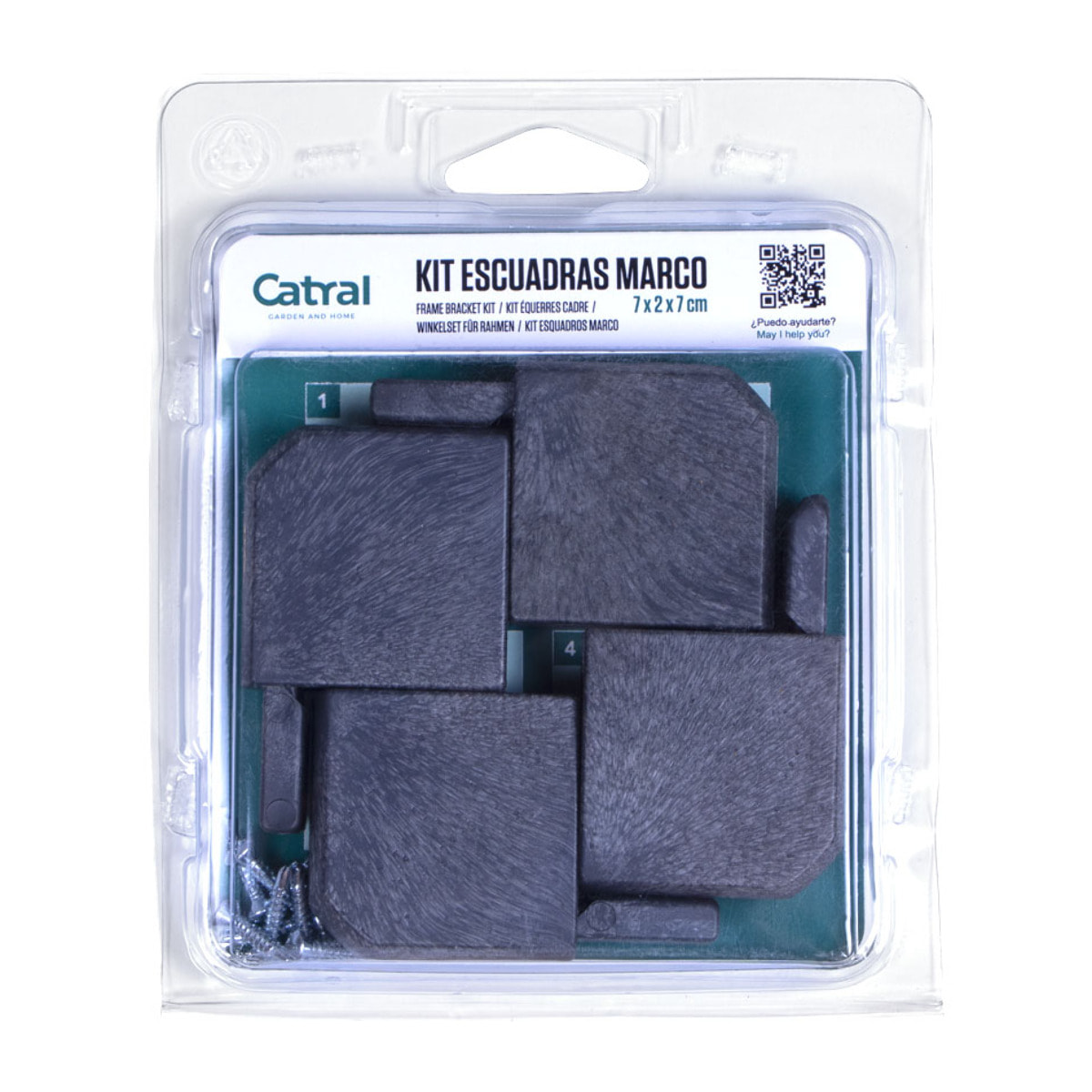 Kit Escuadras Lop Marco Antracita