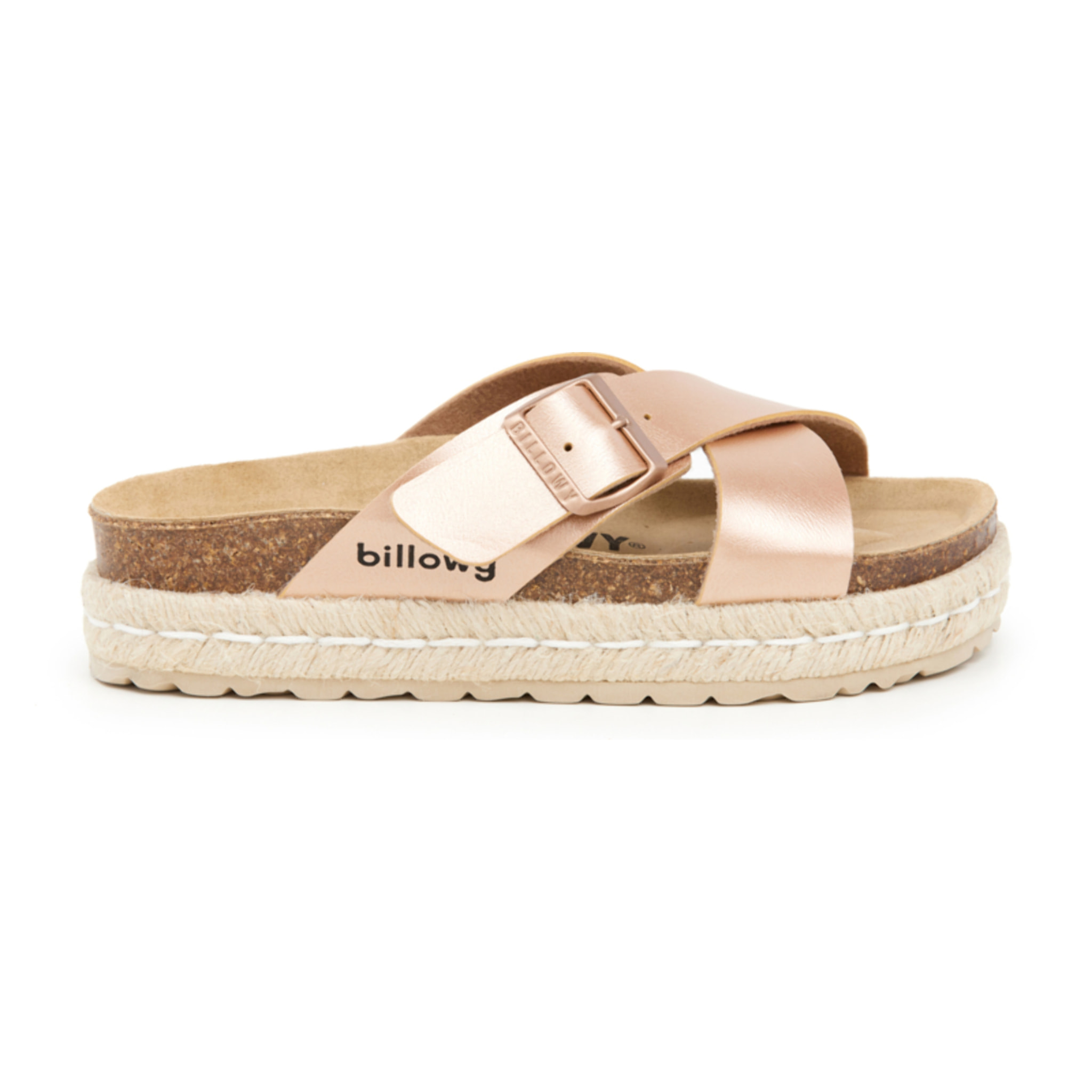 SANDALO CON ZEPPA BILLOWY ROSA