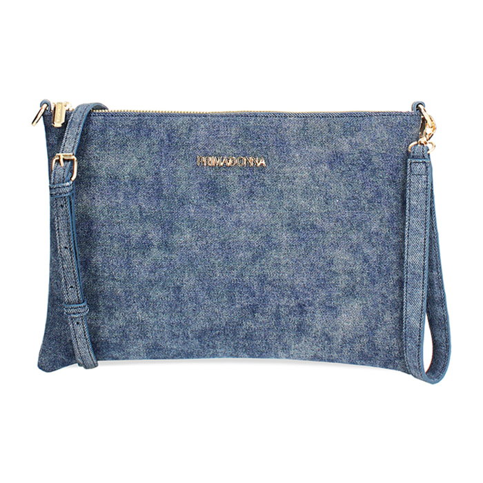 Pochette donna jeans in tessuto