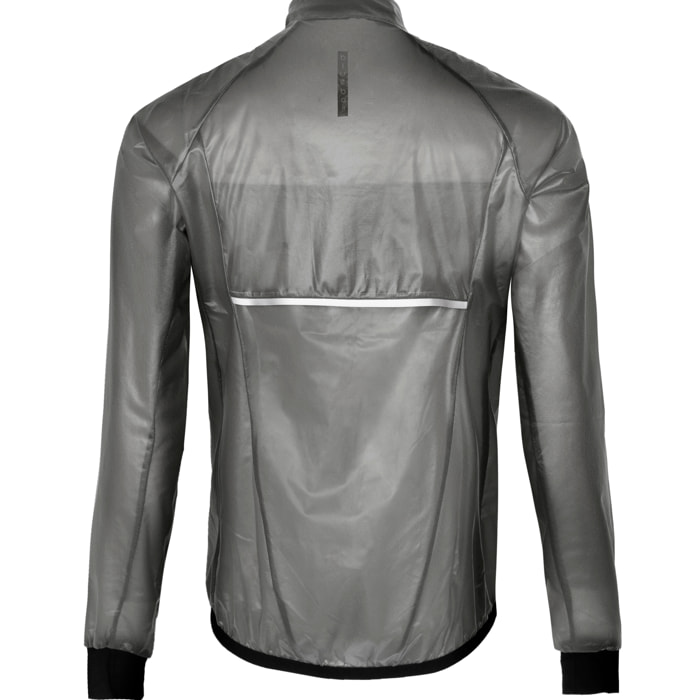 Chaqueta ciclista sin capucha transpirable, resistente al viento y a la lluvia.