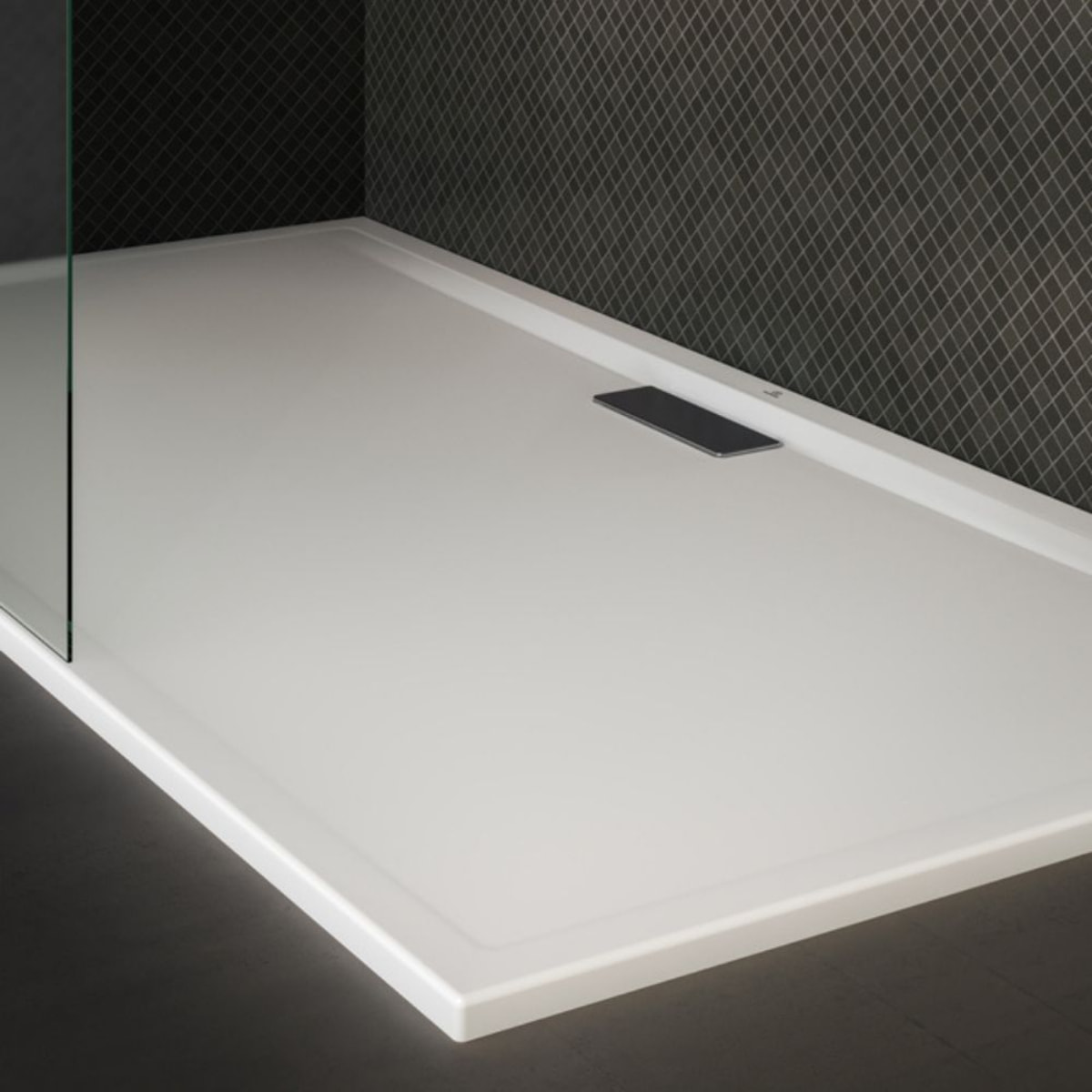 IDEAL STANDARD Receveur antidérapant 140 X 90 Ultra Flat New acrylique rectangle blanc