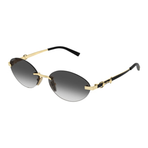 Gafas de Sol Gucci GG2051S-001 de Metal Mujer 58 mm
