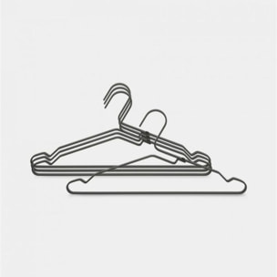 Cintres BRABANTIA a vetements kit de 4 - black