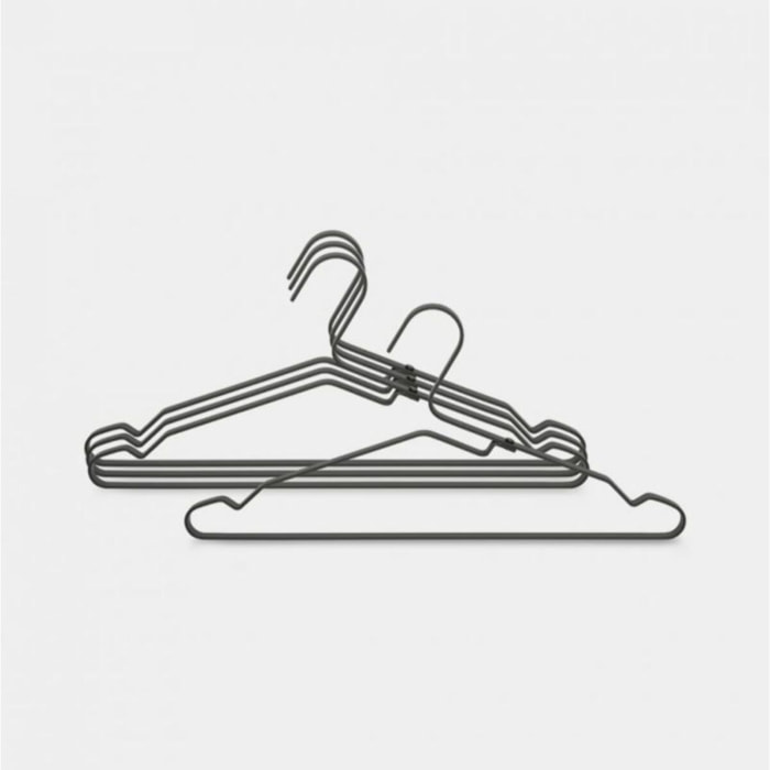 Cintres BRABANTIA a vetements kit de 4 - black