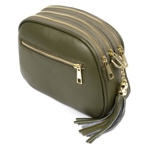 Aliminusa bolso bandolera Mujer. Piel auténtica Dollaro.