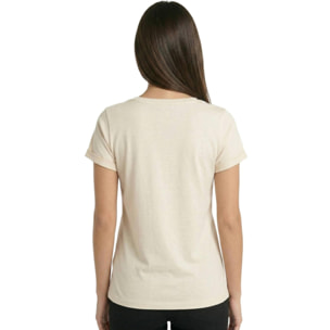 Camiseta elegante de manga corta para mujer