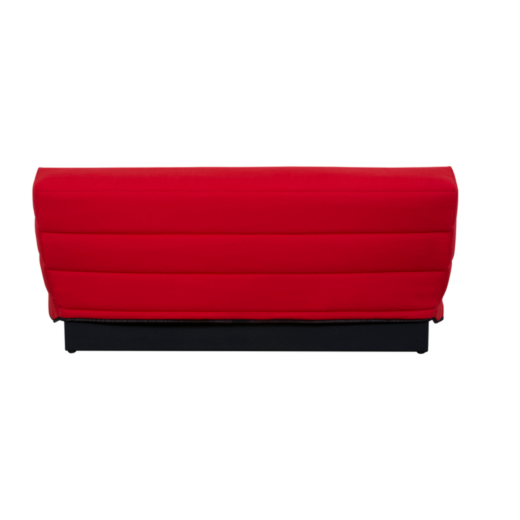 Canapé convertible Melissa, matelas Simmons, 120 x 190 cm, 2 coussins offerts, rouge