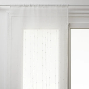 Lot de 2 voilages "Anissa" blanc 60x90cm