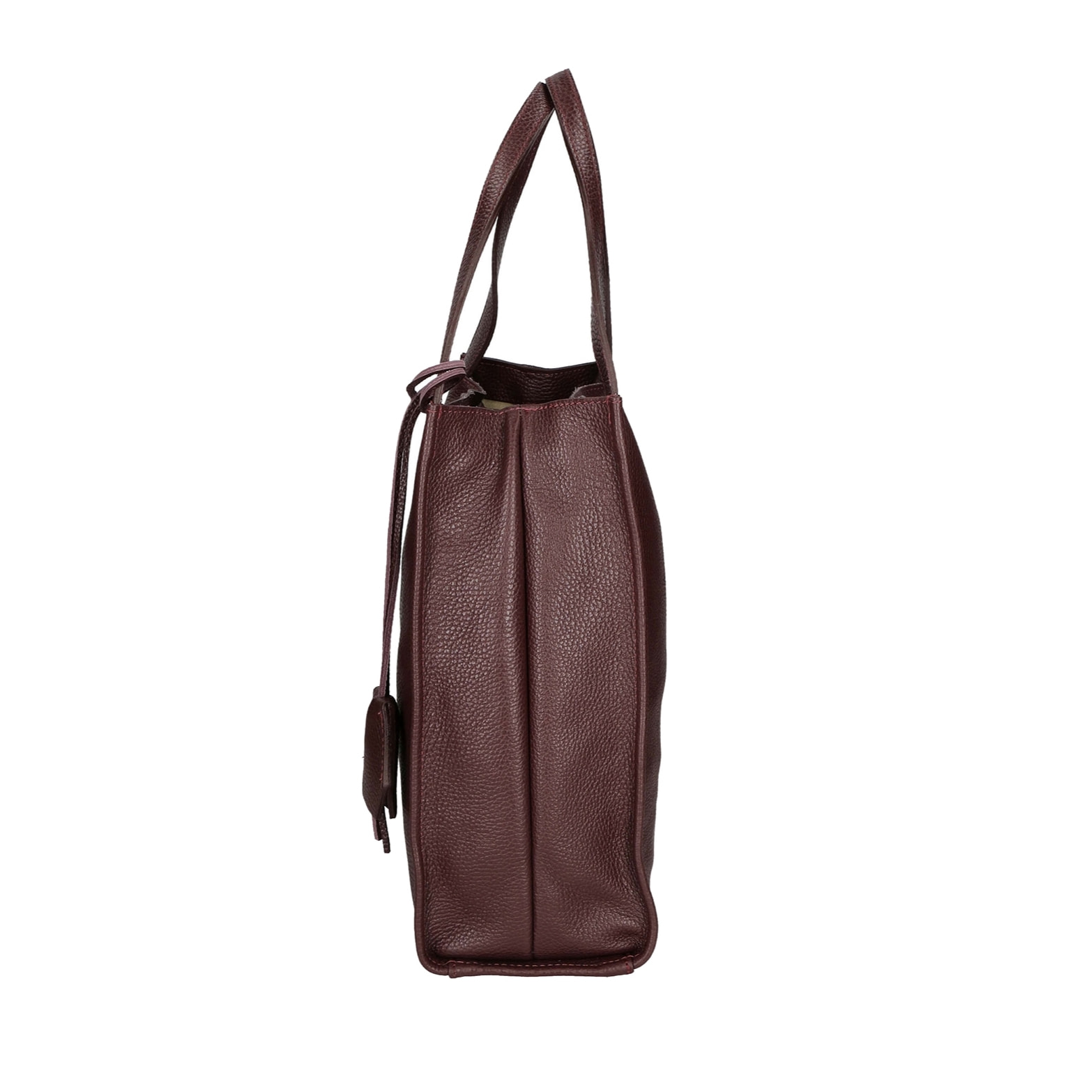 Borsa a spalla da donna In Vera pelle Made in Italy 34x32x11 cm