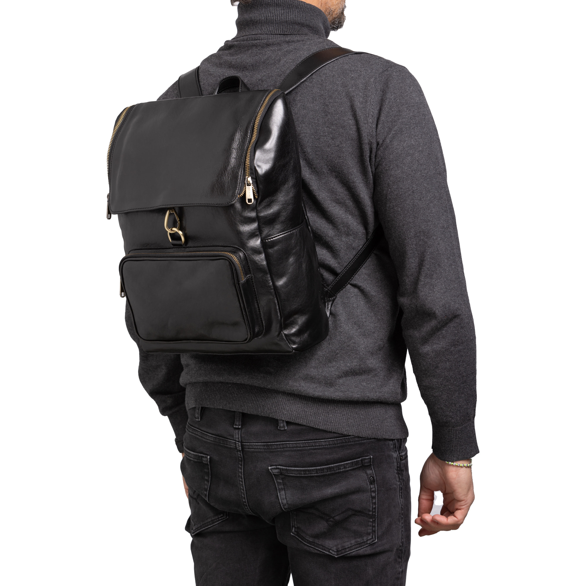 Borsa a spalla  da donna In Vera pelle Made in Italy 30x40x19 cm