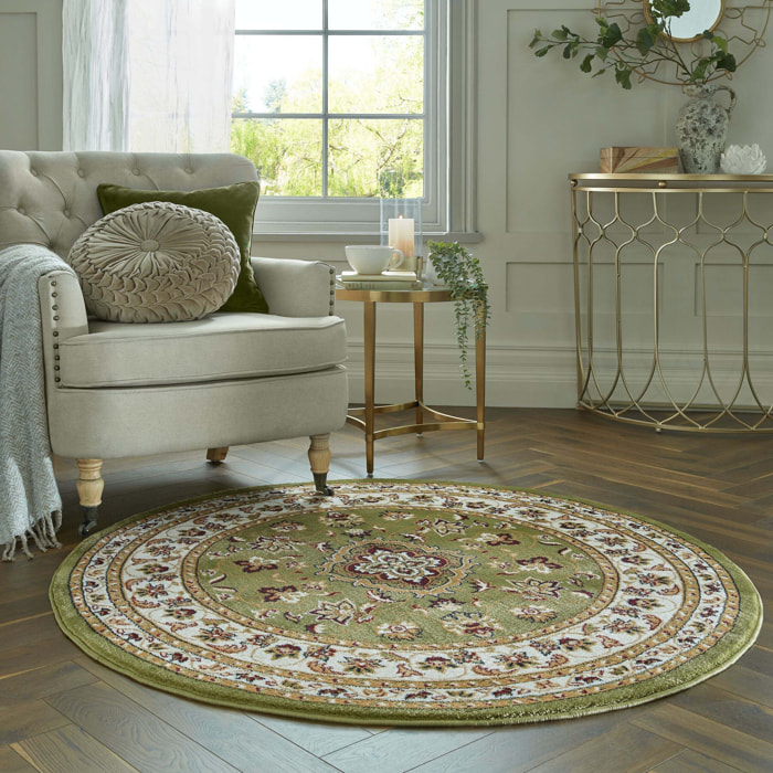 Tapis rond SHERBORNE Vert