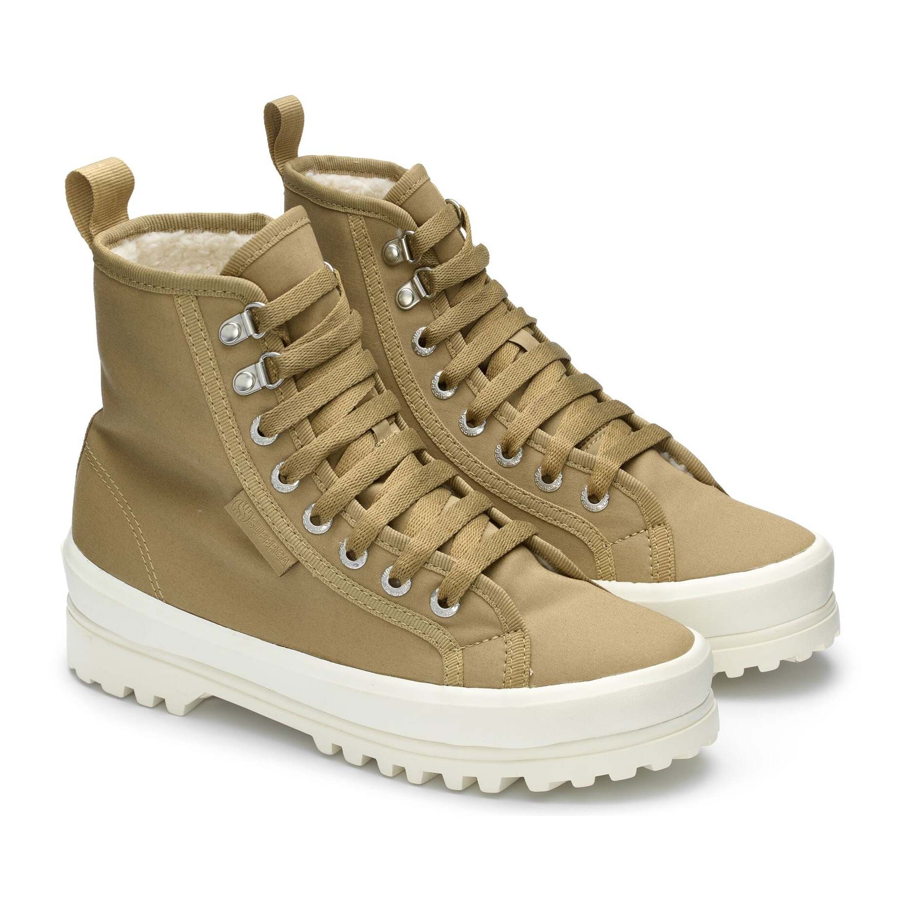 Stivaletti Superga Donna Beige 2644 ALPINA TRENCH