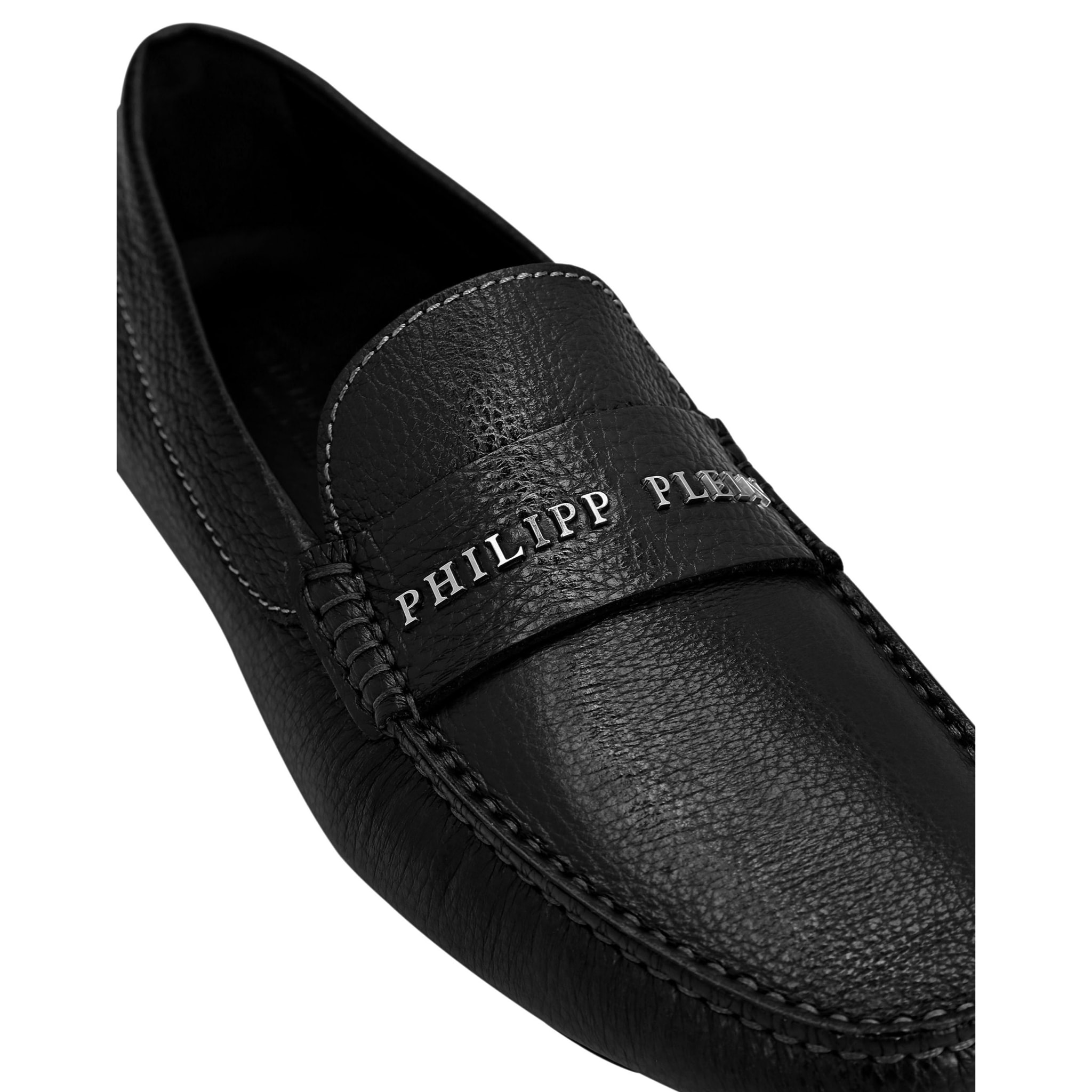 PHILIPP PLEIN Leather Moccasin