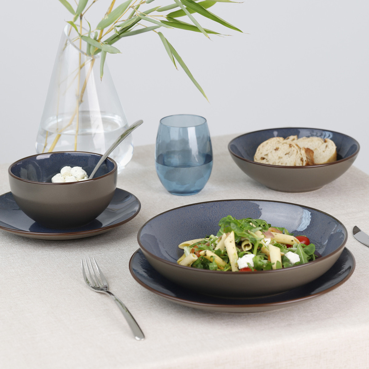 Tara Indigo - 6 assiettes gourmet