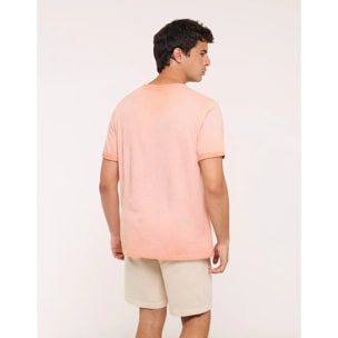 Camiseta Calavera Manga Corta Coral - Skullbay