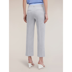 Motivi - Pantaloni chino a vita alta - Grigio