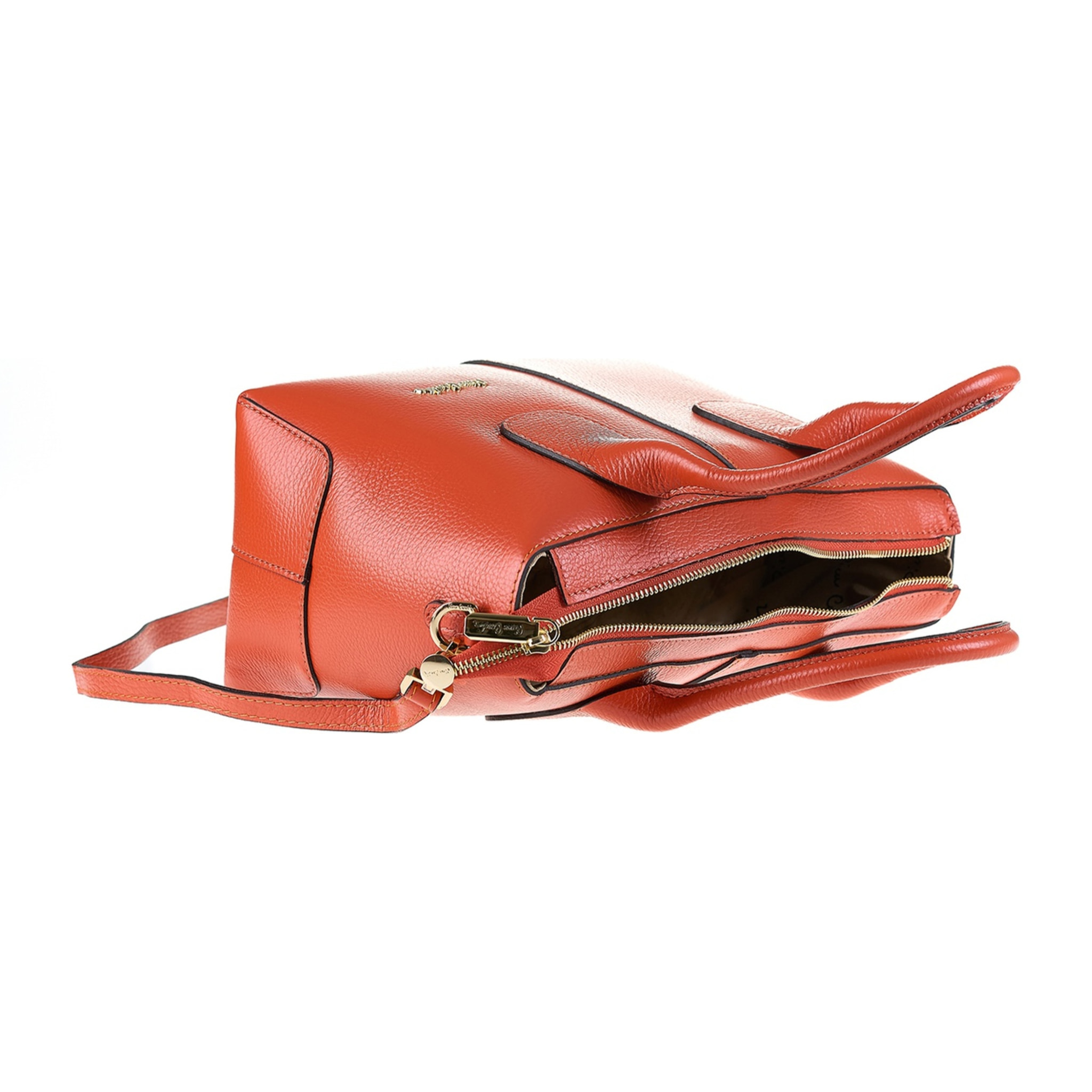 Borsa a mano da donna Made in Italy - Modello Silvana Elite - 100% pelle - 22.0 x 15.0 x 10.0 cm