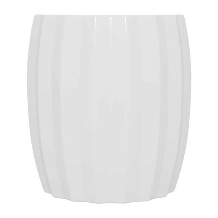 Grenade – Table d’appoint blanche minimaliste en magnésie