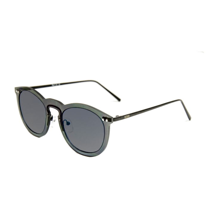 Gafas de sol OCEAN BERLIN - Negro transparente / Cielo negro degradado y patillas de metal negro mate