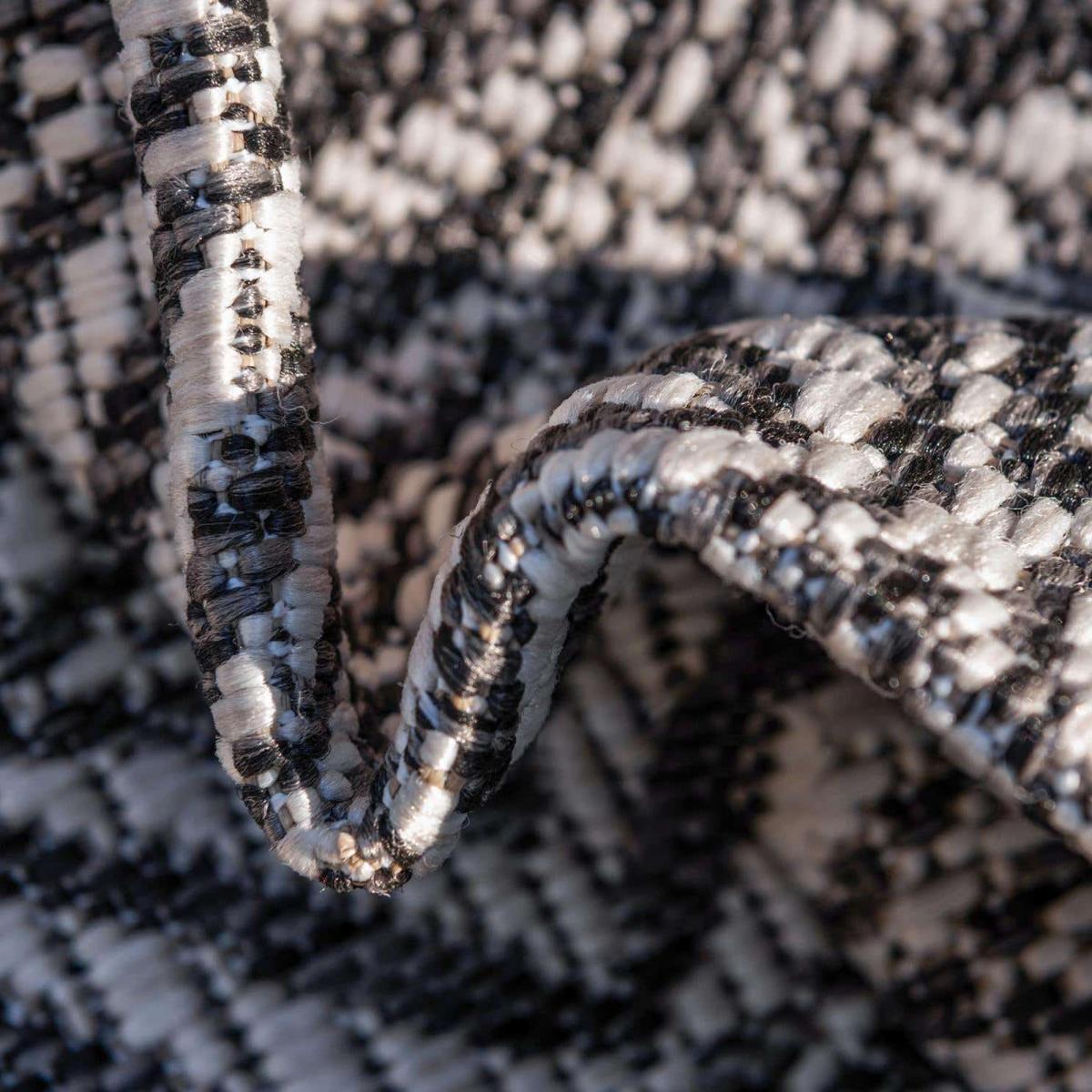 Tapis extérieur tissé kilim rectangle JADE