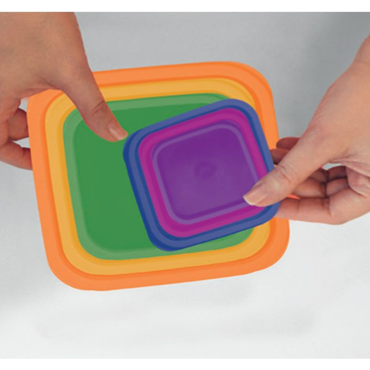 Ensemble de boites de conservations alimentaires 6 pièces Herzberg HGSFS6N1