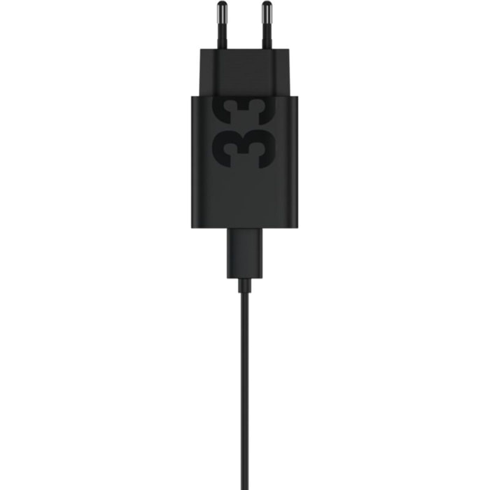 Chargeur + câble MOTOROLA 33W Noir