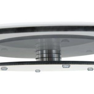 Plateau mobile tournant D70cm en verre trempé