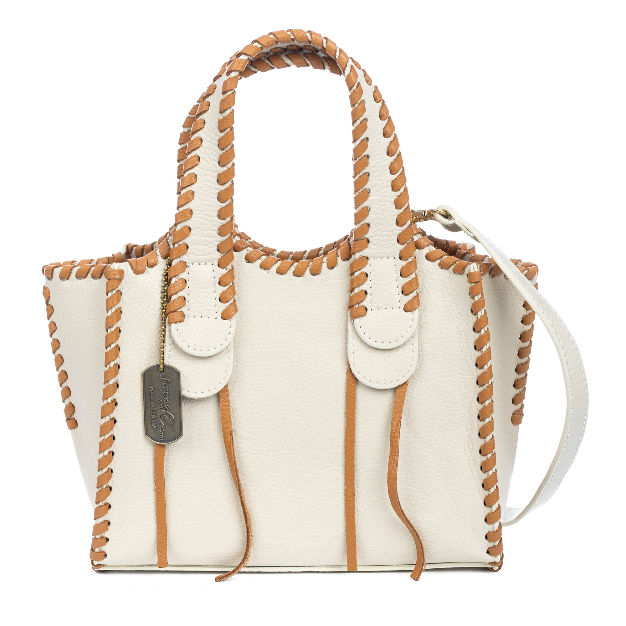 Avio bolso de mano mujer. Piel auténtica Dollaro