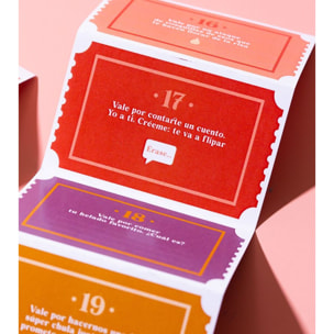 Vales "20 Planes que quiero hacer con mi mamá" con niños