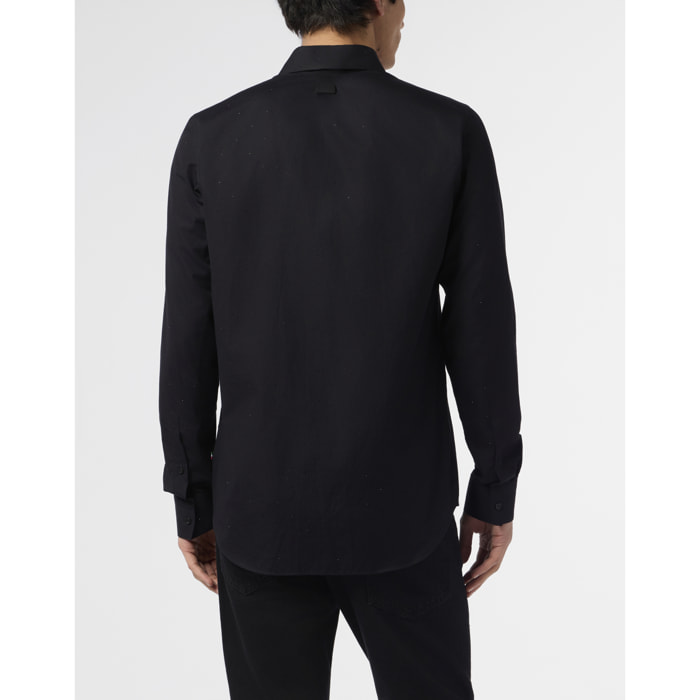 PHILIPP PLEIN Sugar Daddy Cut Shirt All-Over Strass