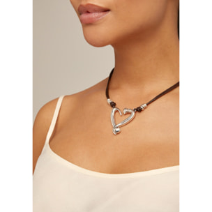 Colgante HEART PLATEADO U