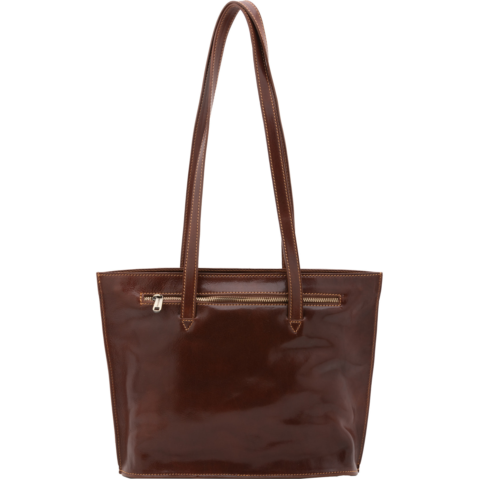 Borsa a spalla  da donna In Vera pelle Made in Italy 27x38,5x10 cm