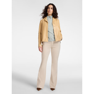 Elena Mirò - Pantaloni flare - Beige