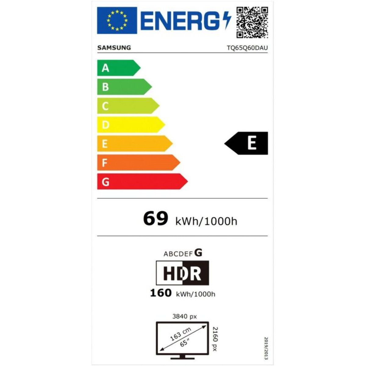 TV QLED SAMSUNG TQ65Q60D 2024