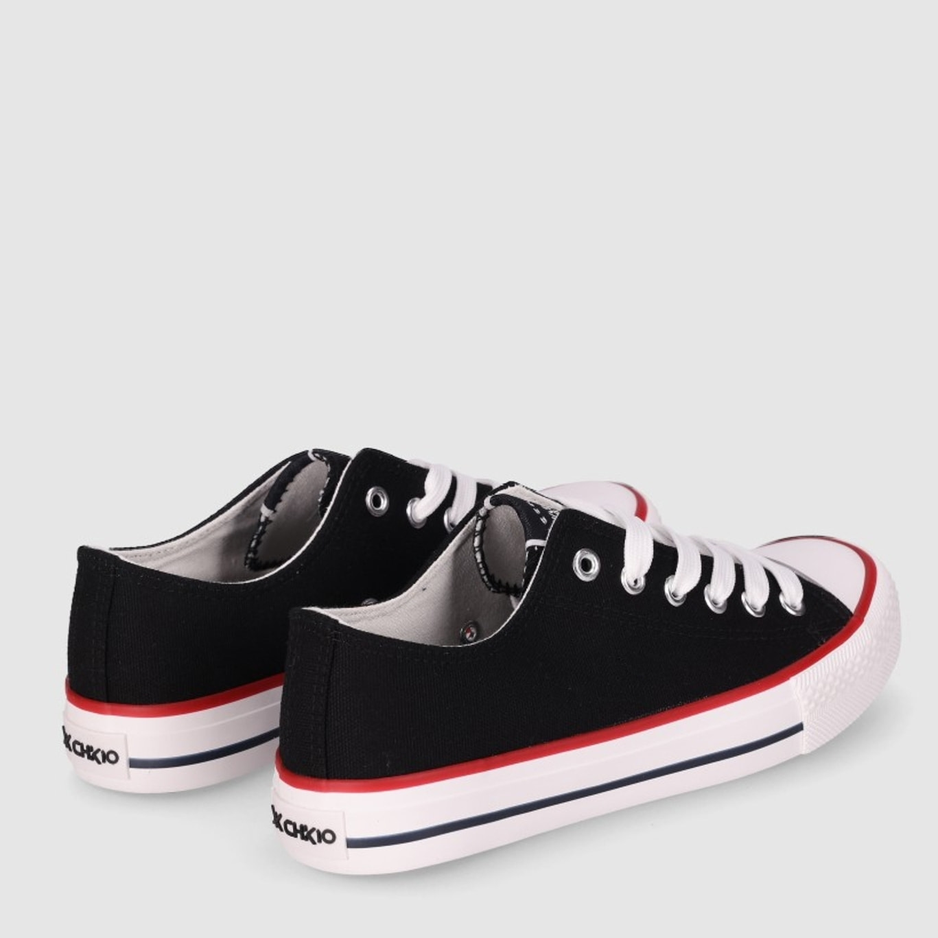 Deportivos de Tejido - Negro - Tacón: Bajo