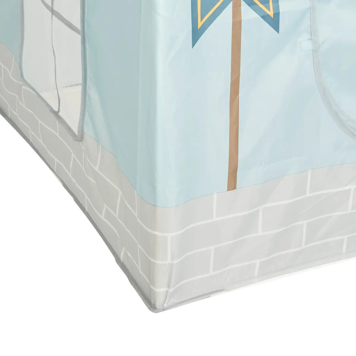 Tente château fort 130x78cm bleu