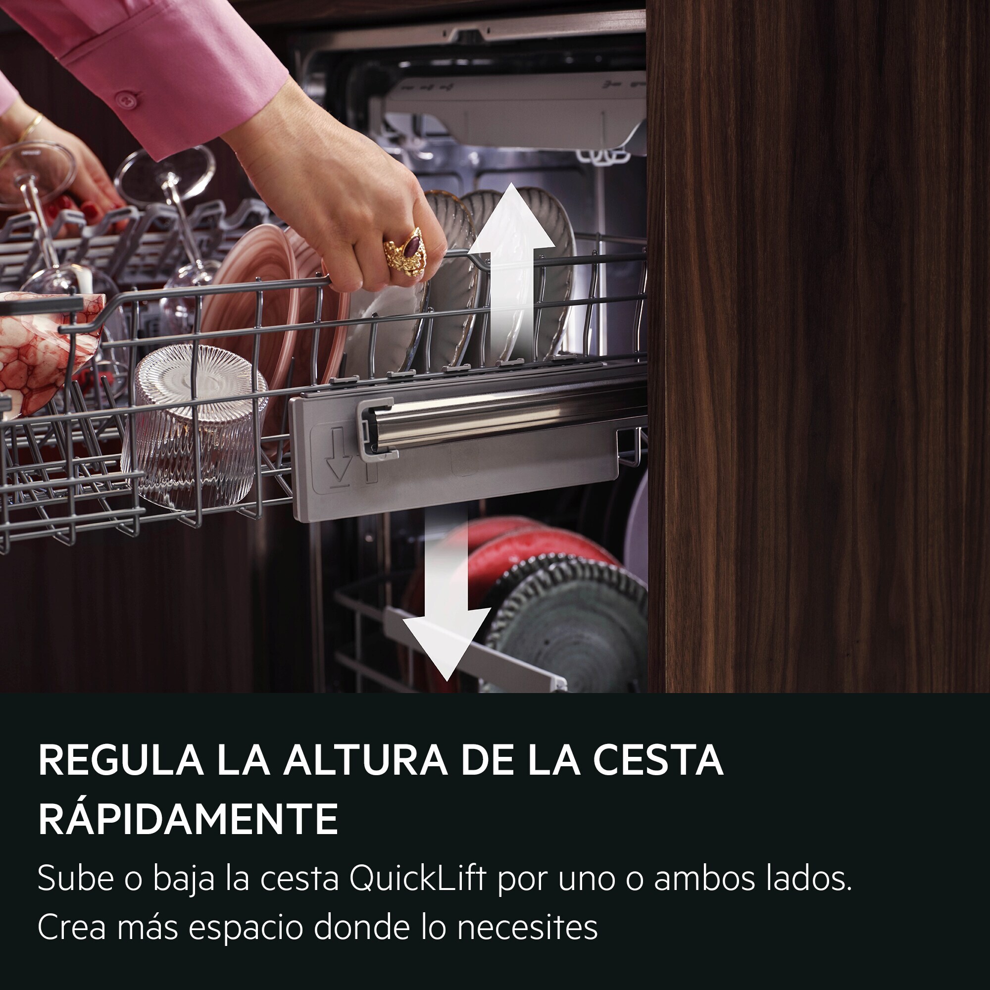 AEG Lavavajillas de 45 cm Serie 6000 SatelliteClean para 9 cubiertos FFB62427ZM
