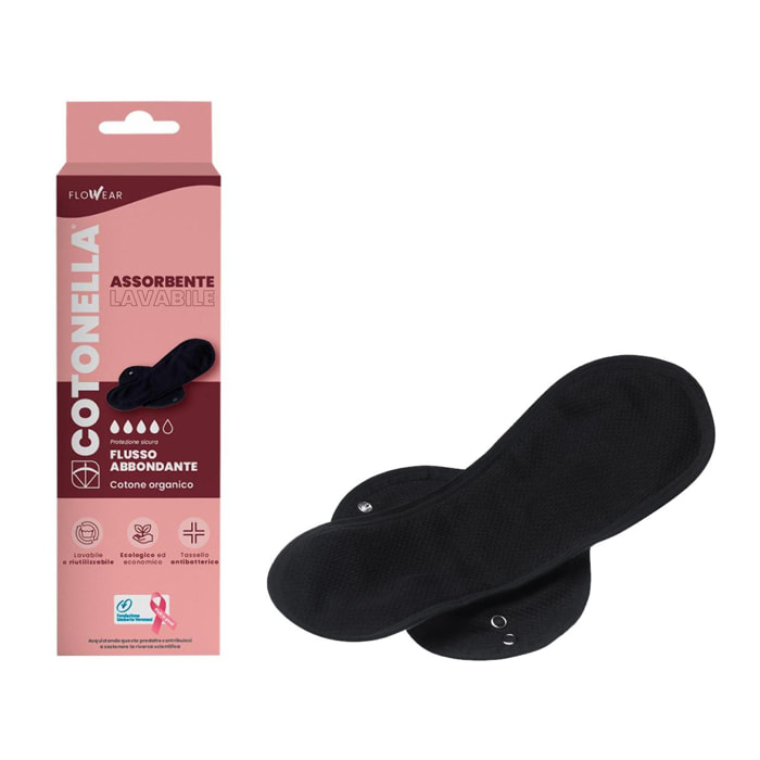 Assorbente Lavabile Flusso Abbondante Donna