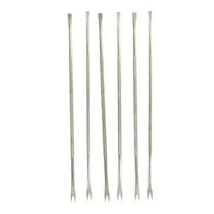 Lot de 6 fourchettes à crustacé en acier inoxydable 18,5 cm Fackelmann