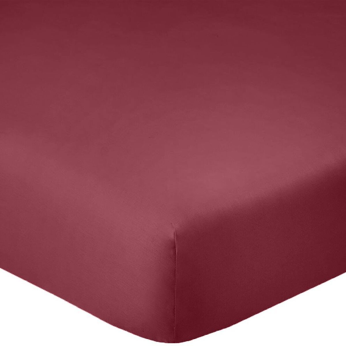 Lot de 2 Draps Housse - Bonnet 35cm 100% Coton 57fils Cerise