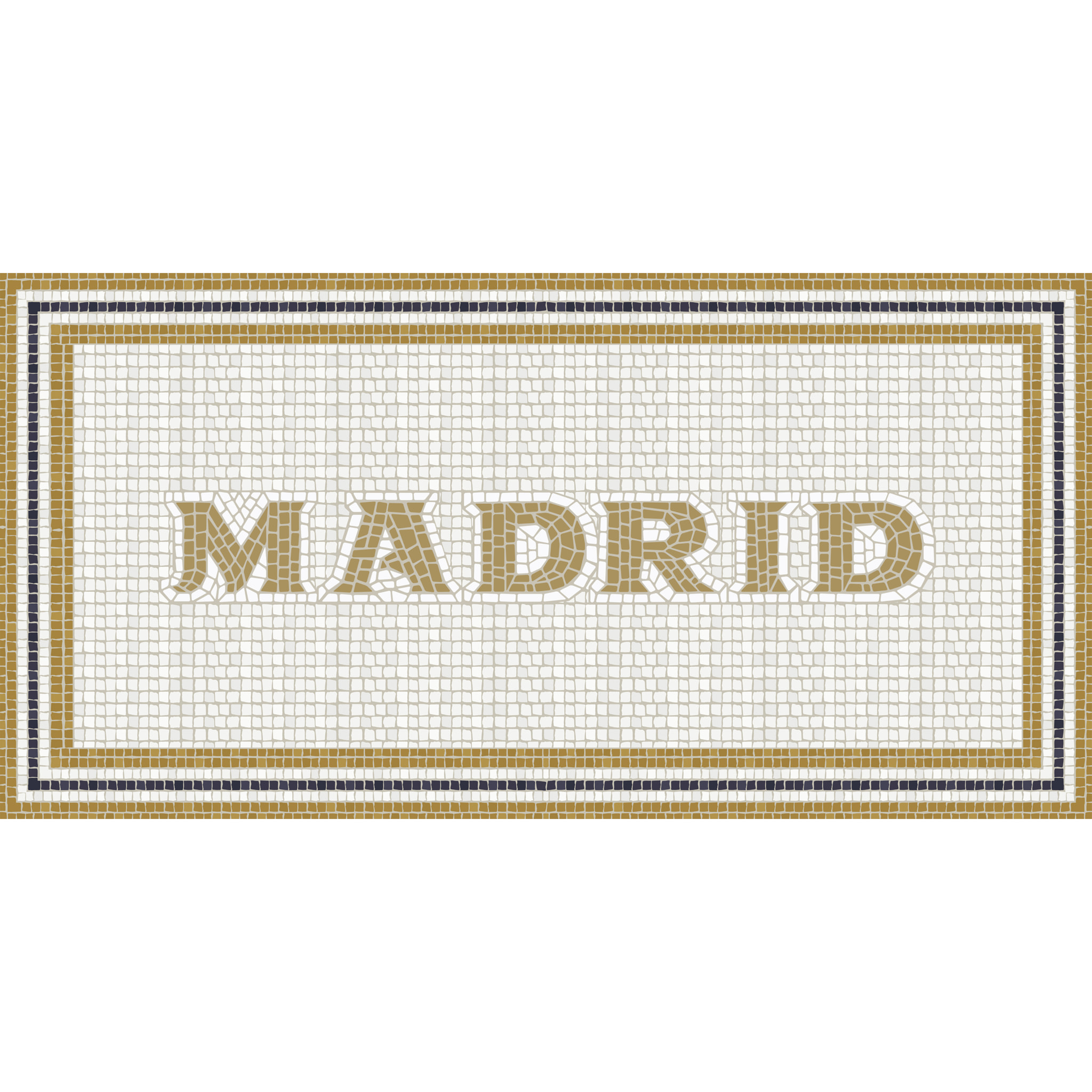 Alfombras vinílicas de Ceramiko - Mosaico romano "Madrid"