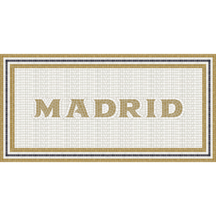 Alfombras vinílicas de Ceramiko - Mosaico romano "Madrid"