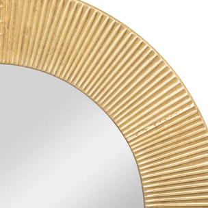Miroir "Milda" métal doré D90cm